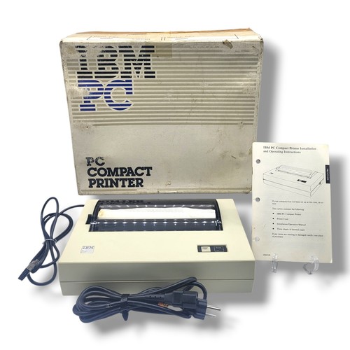 Stampante compatta vintage ibm - compatta,