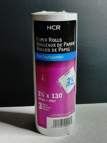 Rotoli carta calcolatrice ncr - rotoli,